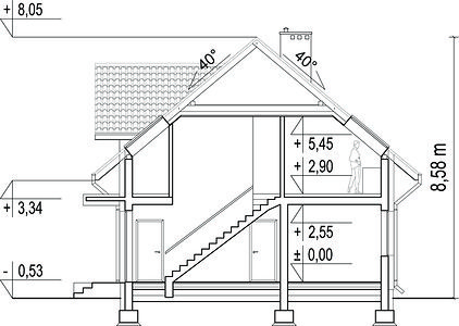 Фасад дома ADD-4419-55 Фасад дома ADD-4419-55
